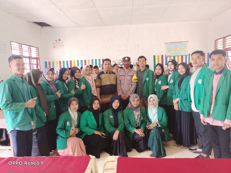 Tim KKL STAI Barumun Raya Sibuhuan desa Sosopan sosialisasi terkait bahaya narkoba dan menikah di bawah Umur